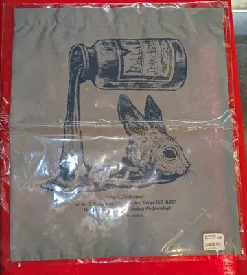 패브릭 쇼핑백 히구치 유코 RABBIT