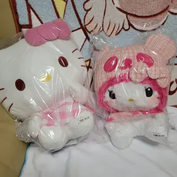헬로키티 봉제 인형 2종