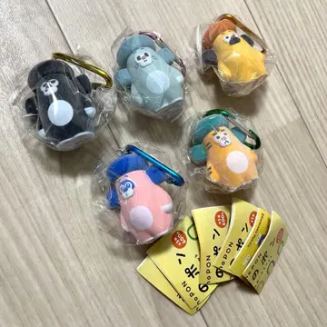 오히게노폰 카라비너 포함 플로키 마스코트 전 5종 컴프 가챠