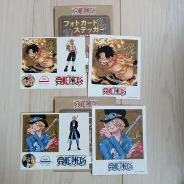 원피스 포토 카드 & 스티커 컬렉션 에이스 사보