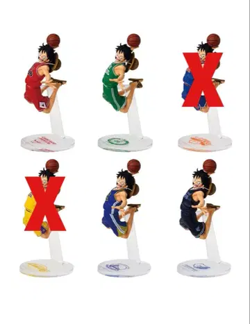 ONE PIECE NBA MSP 루피 피규어 BULLS LAKERS