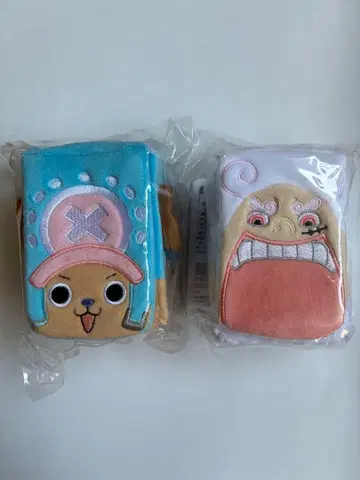 제일복권 원피스 카드 게임 E상 봉제 인형 멀티 카드 케이스 2종 세트