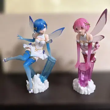 [라운드원 한정판] 리제로 피규어 주얼 프린세스 렘 2체 세트