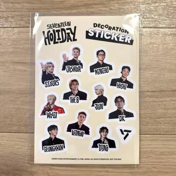SEVENTEEN [ HOLIDAY ] Amazon 한정판 스티커