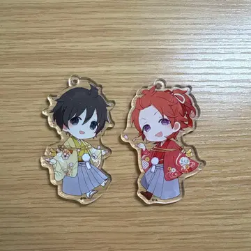 츠키우타. 아크릴 키링 나가츠키 요루 하즈키 히나타