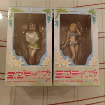 러브 라이브 비치 피규어 2 우미&에리 피규어 세트