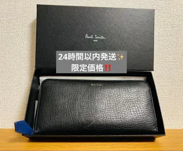 폴스미스 Paul Smith 장지갑 블랙 상자 수납 가방 포함