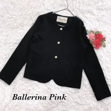발레리나 핑크/노카라/가디건/포켓 포함/일본제/M/출퇴근