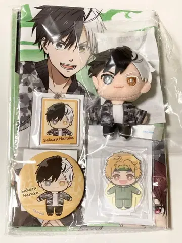 벚꽃 세가 럭키 쿠지 WIND BREAKER 윈브레 아크링 키링 캔뱃지