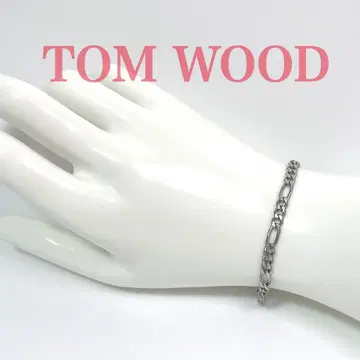 [ 컨디션 최상 ] TOM WOOD 피가로 브레이슬릿 Thick