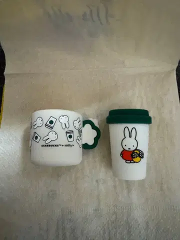 대만 스타벅스 x miffy 후치코 2점 세트