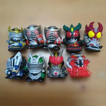 가면라이더 류우키 나이트 외 소프트 비닐 피규어 9개 묶음 판매