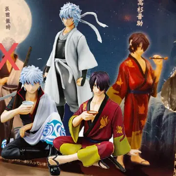 새상품 4개 은혼 스타일링 긴상 타카스기 신스케 백야차 피규어