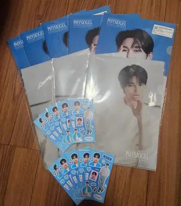 변우석 PHYSIOGEL 클리어 파일 스티커 한국