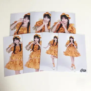 CUTIE STREET 카와모토 에미 브로마이드 1st 원맨 의상 컴프