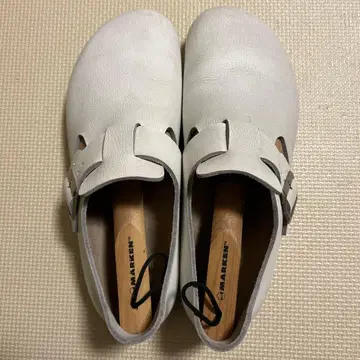 버켄스탁 런던 42 화이트 흰색 천연 가죽 27cm