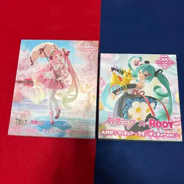 하츠네 미쿠 벚꽃 미쿠 RODY AMP+ 피규어 세트