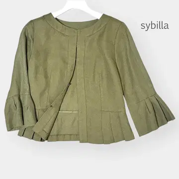 새상품급 sybilla 노카라 자켓 M 시빌라 여성용 아우터