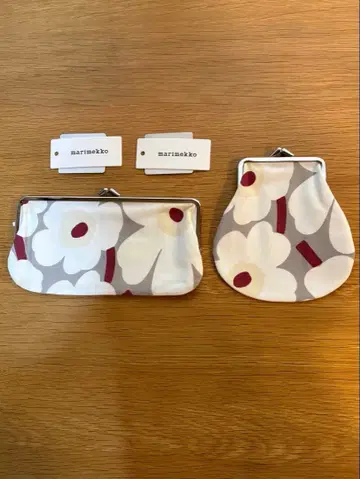 marimekko Unikko 가마구치 파우치 (2개 세트)