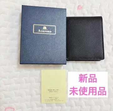 ASHFORD 아슈포드 이단 접이식 지갑 블랙