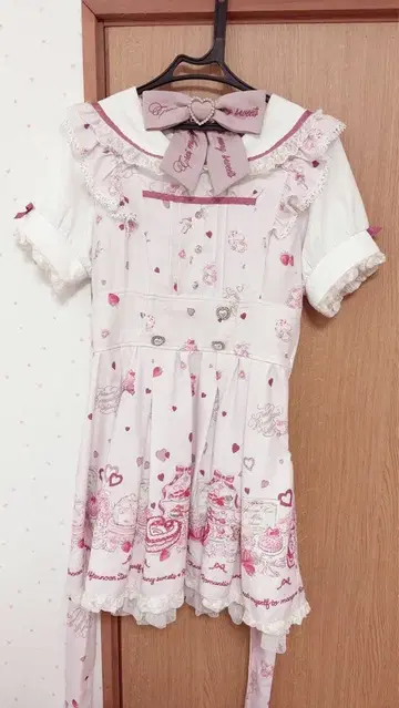 LIZLISA Many Hearts Afternoontea 패턴 원피스