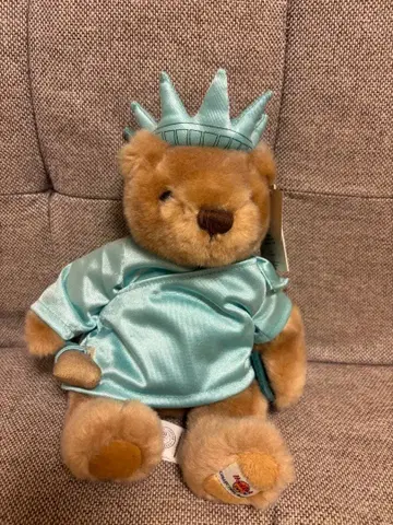 하드 록 카페 봉제 인형 자유의 여신 테디베어 뉴욕