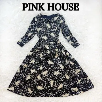 PINK HOUSE 핑크하우스 꽃무늬 원피스 블랙