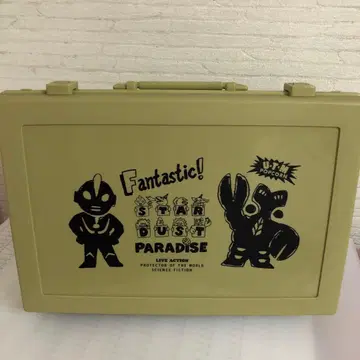 울트라맨 플라스틱 카세트 박스 카세트 테이프 보관 케이스 쇼와 레트로