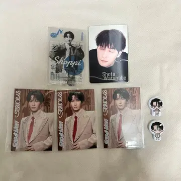 SnowMan 와타나베 쇼타 특전 스티커 힐끔 보기 카드