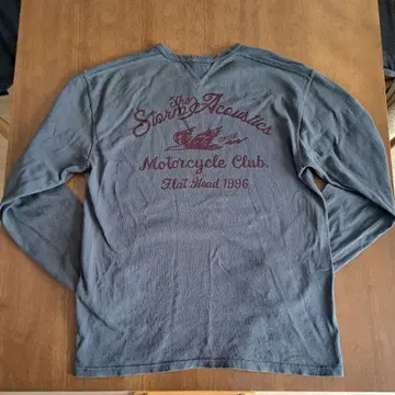 플랫 헤드 THE FRAT HEAD 롱티 티셔츠 양V