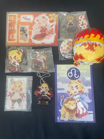 귀멸의 칼날 렌고쿠 쿄쥬로 굿즈 세트