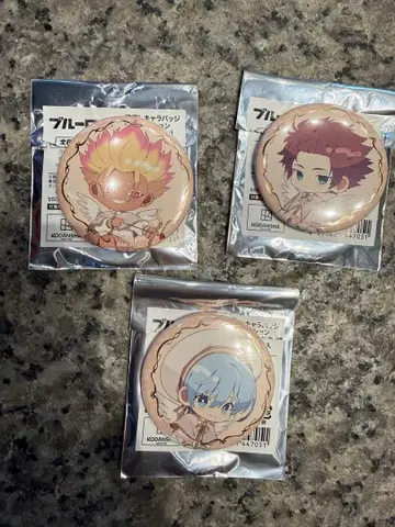 블루 록 발렌타인 금박 캐릭터 캔뱃지 이토시 사에 시도 류세이 효리 요