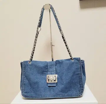 토트백 여성용 데님백 블루 2way 대용량
