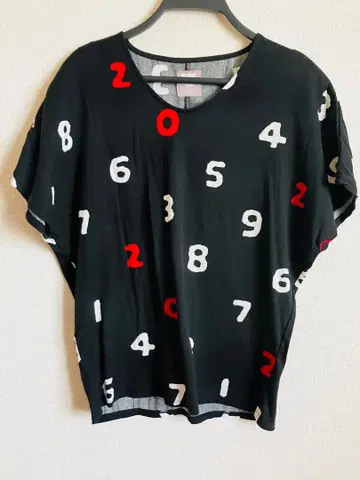 와코루 소우소우 SOSUU 숫자 룸웨어 M 블랙