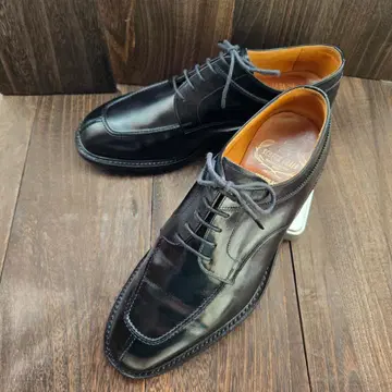 스코치 그레인 2629 U팁 에이프런 더비 블랙 26cm 가죽