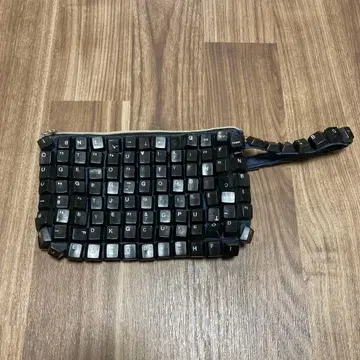 NY 구매 클러치백 키보드 데님 소재 Y2K 뉴욕