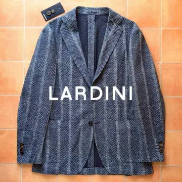 [최근 모델] LARDINI 블루 그레이 LIKNIT 자켓 린넨 46