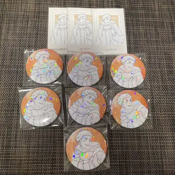 주술회전 이타도리 유우지 말큐브 브로마이드 홀로그램 캔뱃지