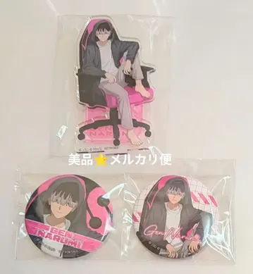 괴수 8호 나루미 겐 구매 혜택 아크릴 스탠드 1점 & 캔뱃지 2점