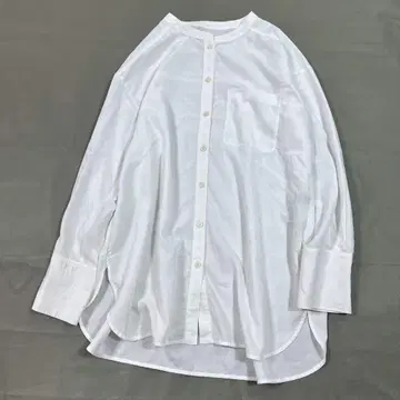 언타이틀 긴팔 블라우스 셔츠 핀턱 무지 심플