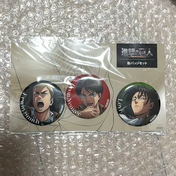진격의 거인 WIT STUDIO 캔뱃지 세트 엘렌 엘빈 리바이