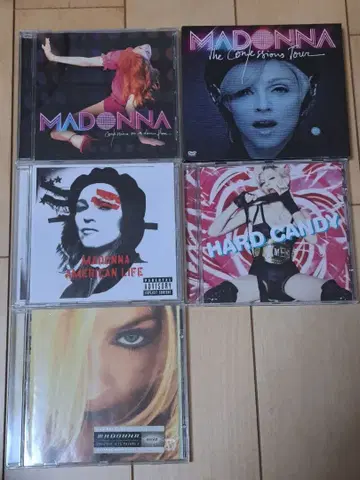 마돈나 CD 6장 세트 (DVD 있음)