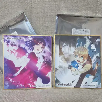 Fate strange Fake 미니 색지 라노벨전 플랫 웨이버