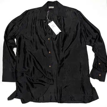 MAATEE&SONS GUPTA 실크 100% 셔츠 차콜 2