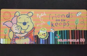 디즈니 50색 색연필 곰돌이 푸
