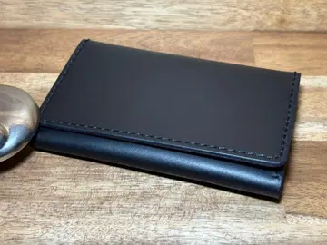 명함지갑 천연 가죽