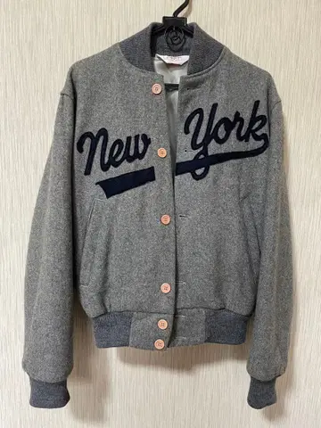 EMPIRE 빈티지 버튼 바시티 자켓 뉴욕 구제 의류 80s