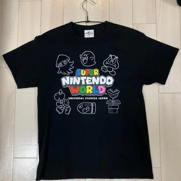 USJ 유니버셜 슈퍼 닌텐도 월드 티셔츠 Nintendo S 사이즈