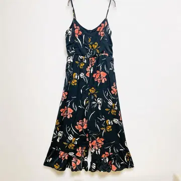 [ Saltwater Luxe ] 올 패턴 플로럴 올인원 점프수트 M