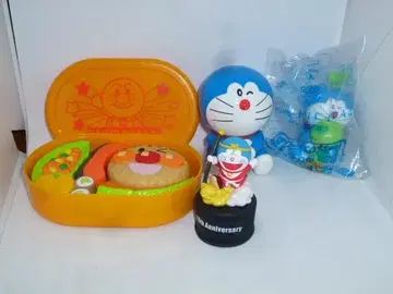 b SEGA 호빵맨 도시락 퍼즐 연어 도시락과 도라에몽 피규어 외 4점